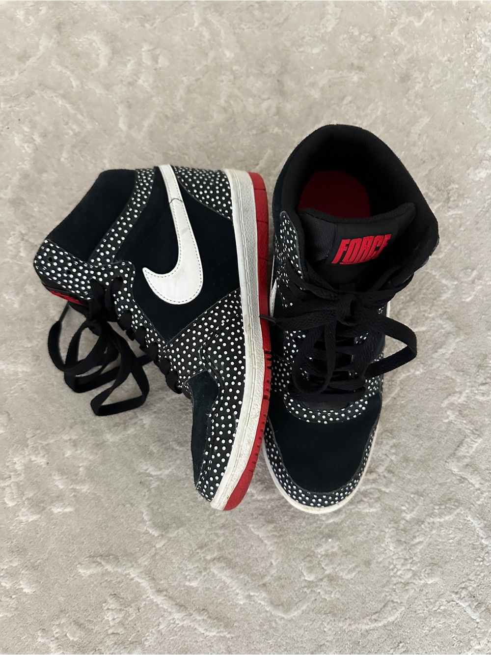 Nike Force Sky High Hidden Wedge High‑Top Sneakers